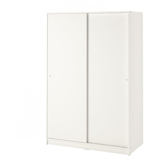 KLEPPSTAD, wardrobe with sliding doors, 117x176 cm, 904.372.38