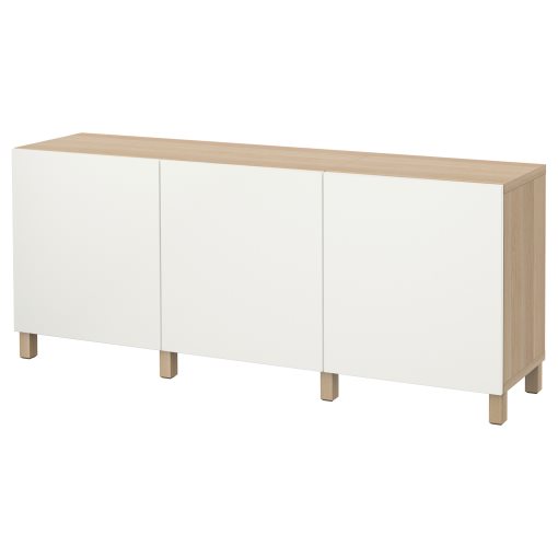 BESTÅ, σύνθεση αποθήκευσης με πόρτες, 180x42x74 cm, 991.397.34
