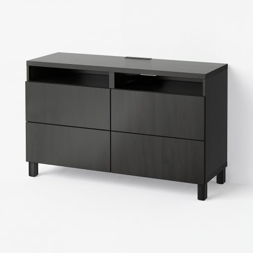 BESTÅ, TV bench with drawers, 120x40x74 cm, 191.939.23