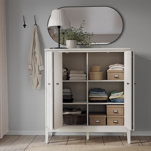 IDANÄS, cabinet with bi-folding doors, 121x135 cm, 204.588.23