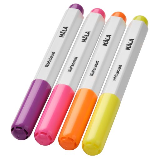 MÅLA, whiteboard pen, 4 pack, 304.565.93