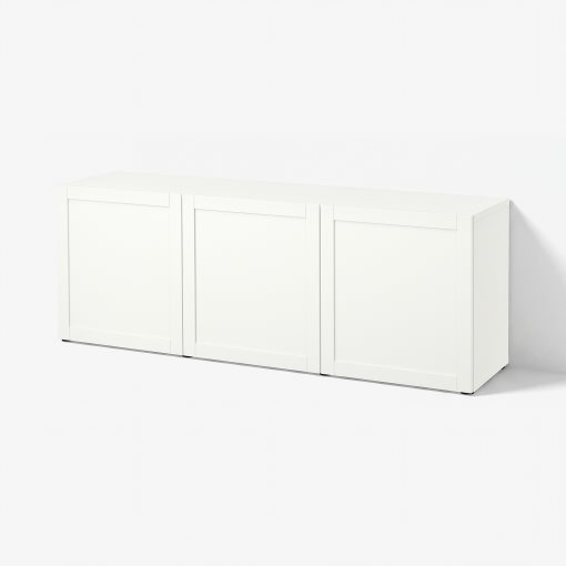 BESTÅ, storage combination with doors, 180x42x65 cm, 393.250.03