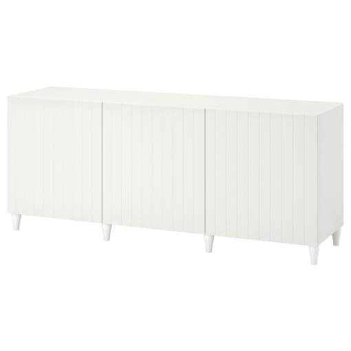 BESTÅ, σύνθεση αποθήκευσης με πόρτες, 180x42x74 cm, 493.843.51