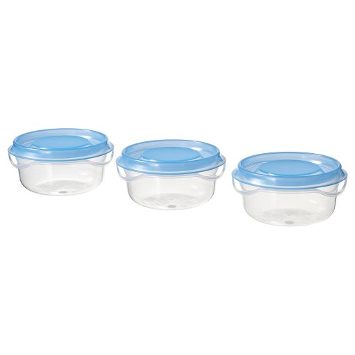 PRUTA, δοχείο αποθήκευσης τροφίμων 70 ml, 3 τεμ., 704.449.42