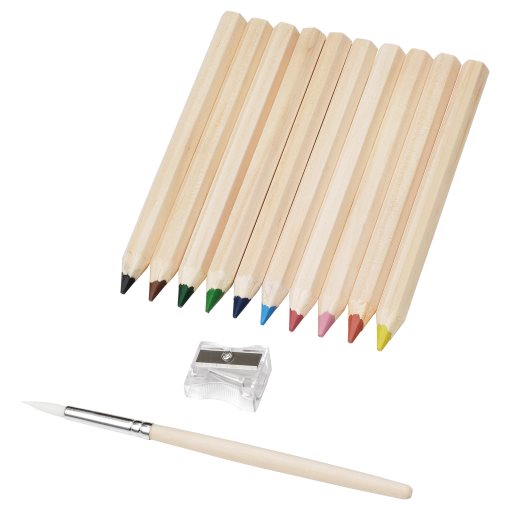 MÅLA, coloured pencil, 10 pack, 704.565.86
