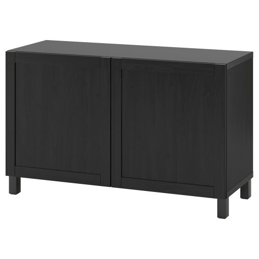 BESTÅ, σύνθεση αποθήκευσης με πόρτες, 120x42x74 cm, 892.822.04