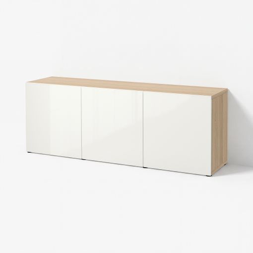 BESTÅ, storage combination with doors, 180x42x65 cm, 893.249.92