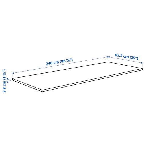 KARLBY, worktop, 246x3.8 cm, 003.352.01