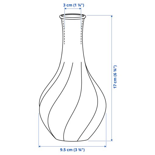 VILJESTARK, vase, 003.385.77