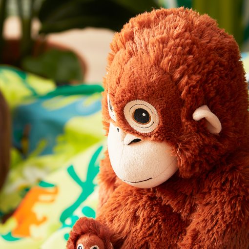 DJUNGELSKOG, soft toy, orangutan, 004.028.08