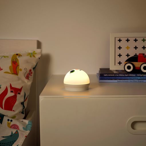 KORNSNÖ, night light with built-in LED light source/battery-operated, 004.337.20