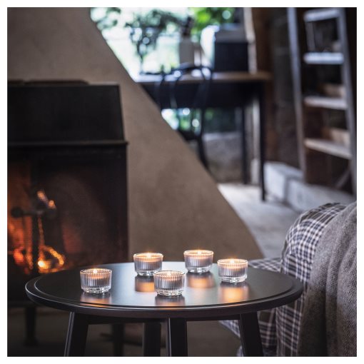 ENSTAKA, scented tealight/Bonfire/30 pack, 3.5 hr, 005.024.74