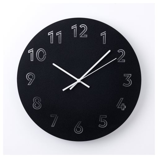 TUNNIS, wall clock low-voltage, 30 cm, 005.404.85