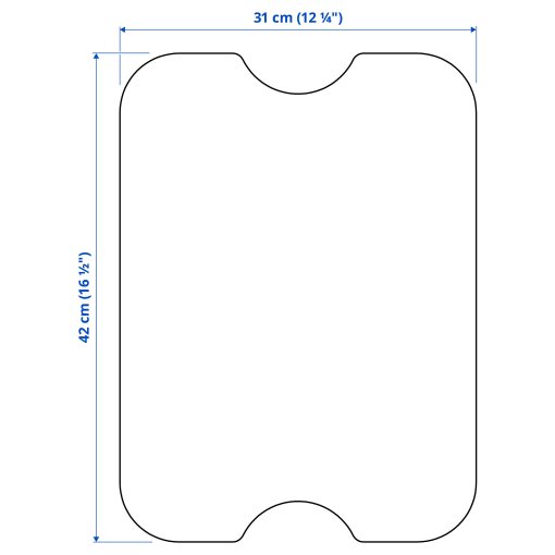 NORRÅVA, καπάκι, 42x31 cm, 005.428.61