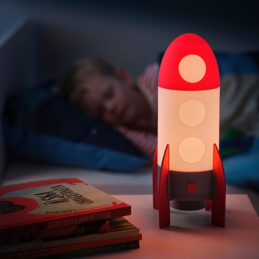 AFTONSPARV, table lamp with built-in LED light source/rocket, 005.552.31