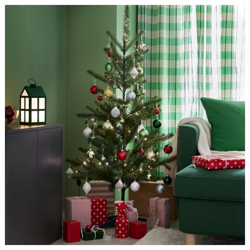 STRÅLA, διακοσμητ επιτραπέζ LED φωτιστικ με ενσωματωμένο φωτισμό LED/σπίτι/λειτουργία με μπαταρία, 28 cm, 005.629.48