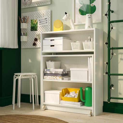 BILLY, bookcase with foldable table, 80x33/112x106 cm, 005.797.55