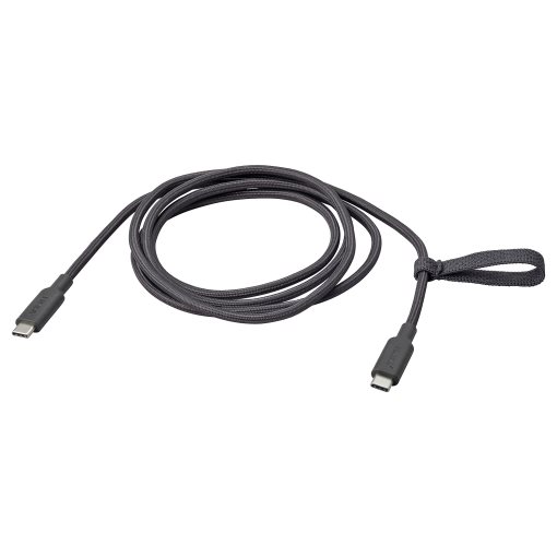 RUNDHULT, USB-C σε USB-C, 1.5 m/100 W, 005.811.07