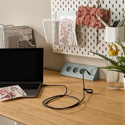 RUNDHULT, USB-C σε USB-C, 1.5 m/100 W, 005.811.07