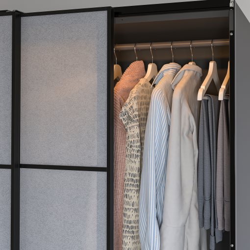 ÖVERSIDAN, wardrobe strip with built-in LED light source with sensor/dimmable, 96 cm, 005.895.56