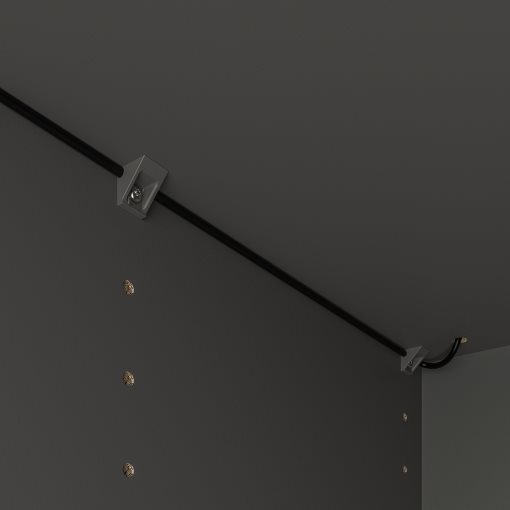 ÖVERSIDAN, wardrobe strip with built-in LED light source with sensor/dimmable, 96 cm, 005.895.56