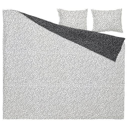 BJÖRKGRÅMAL, παπλωματοθήκη και 2 μαξιλαροθήκες, 240x220/50x60 cm, 005.911.73