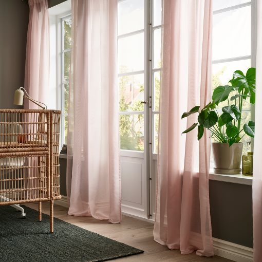 STENFRÖ, sheer curtains/1 pair, 145x300 cm, 005.948.93