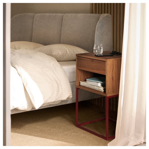 VIKHAMMER, bedside table, 40x39 cm, 005.966.65