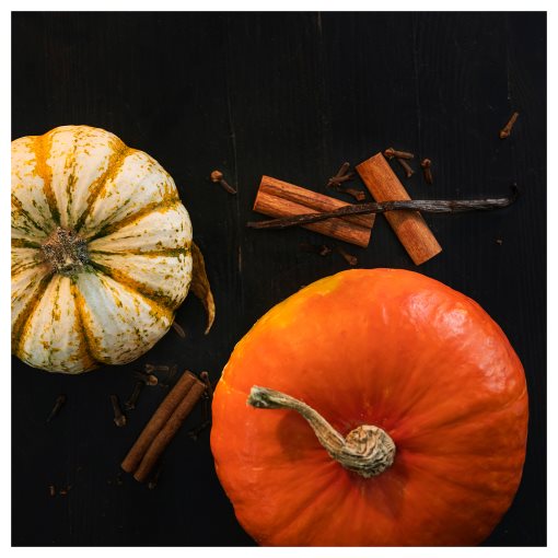 HOSTAGILLE, scented candle in glass/Spiced pumpkin, 20 hr, 005.975.42