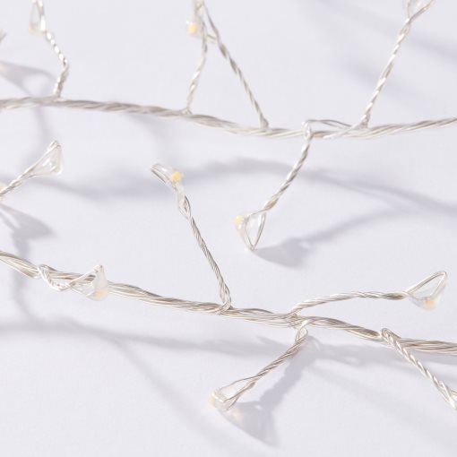 STRÅLA, lighting chain with built in LED light source/160 lights/battery-operated, mini, 005.991.07