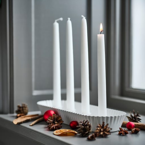 VINTERFINT, άοσμο κερί, 8 τεμ. 25 cm, 005.995.17