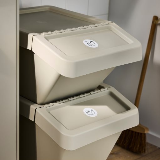 SORTERA, κάδος διαλογής απορριμμάτων με καπάκι, 60 l, 006.020.96