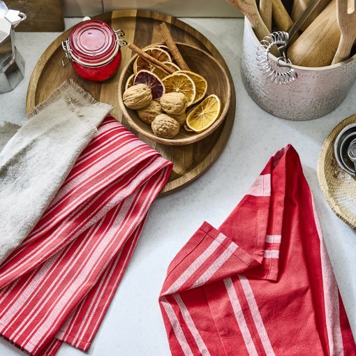 VINTERFINT, πετσέτα κουζίνας, 2 τεμ. 50x70 cm, 006.042.79