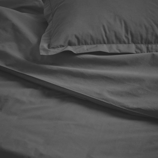 HAMPFLOCKEL, duvet cover and pillowcase, 150x200/50x60 cm, 006.064.38