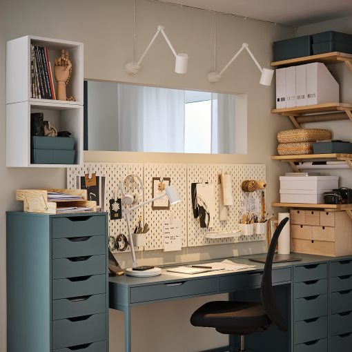 SKÅDIS, διάτρητος πίνακας με αξεσουάρ, 092.171.23