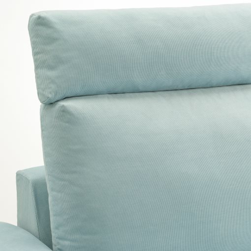 VIMLE, τριθέσιος καναπές με κεφαλάρι με πλατιά μπράτσα, 094.014.61