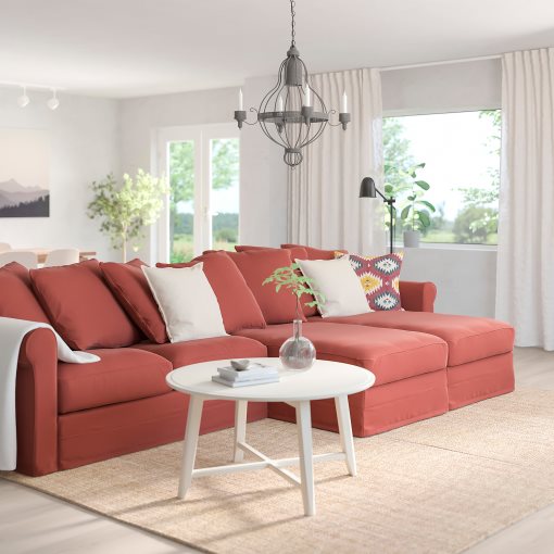 GRÖNLID, 4-seat sofa with chaise longues, 094.089.81