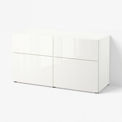 BESTÅ, storage combination with doors/drawers push-open, 120x42x65 cm, 094.126.38