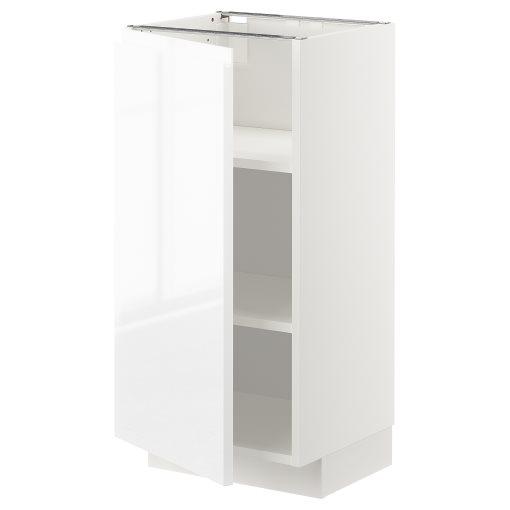 METOD, base cabinet with shelves, 40x37 cm, 094.554.68
