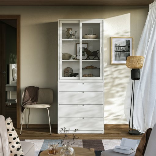 storage combination with drawers, 82x47x206 cm, 095.478.83