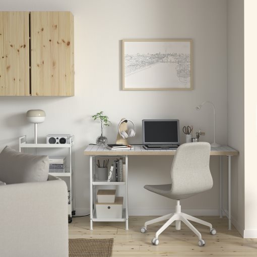LAGKAPTEN/SPAND, desk, 140x60 cm, 095.636.65