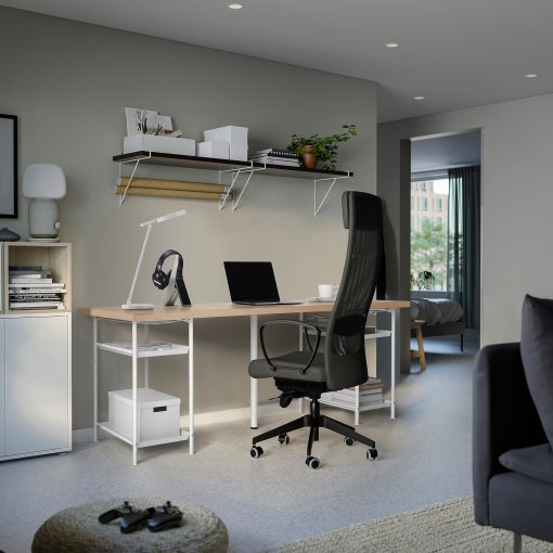 LAGKAPTEN/SPAND, desk, 200x60 cm, 095.685.40