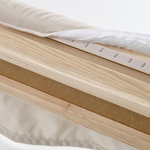 TÄRNKULLEN, upholstered bed frame, 160x200 cm, 095.692.24