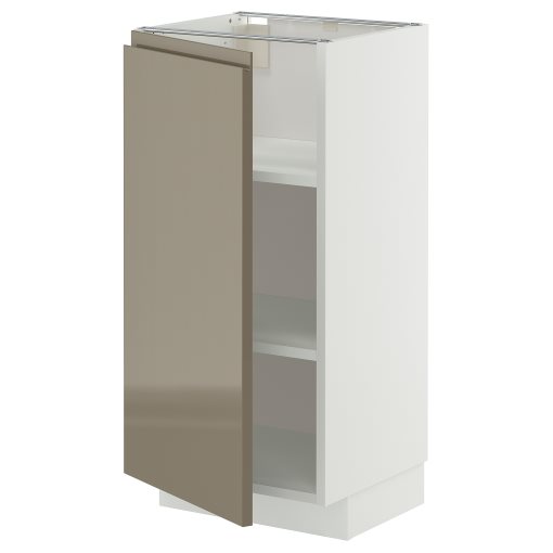 METOD, base cabinet with shelves, 40x37 cm, 095.766.39