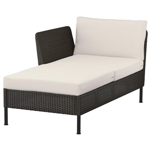 VITTSKÄR, modular chaise longue with armrest, outdoor, 095.912.58