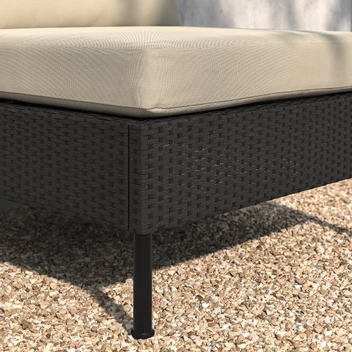 VITTSKÄR, modular chaise longue with armrest, outdoor, 095.912.58