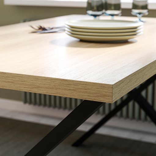 SKÅLSTA, τραπέζι και 4 καρέκλες, 140x80 cm, 096.091.83