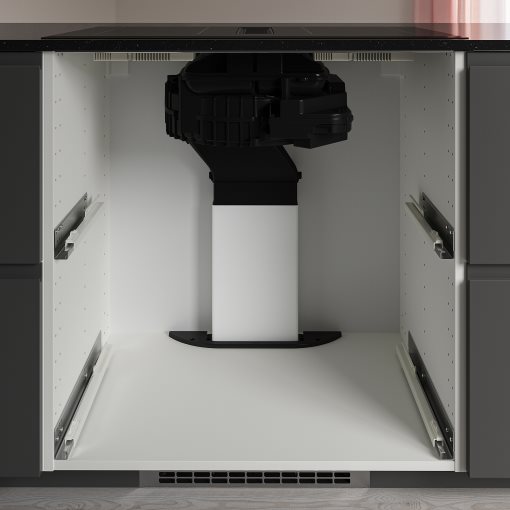 TÄCKNAN, επαγωγική εστία με ενσωματωμένο απορροφητήρα και κιτ ανακύκλωσης αέρα/IKEA 500, 60 cm, 096.125.00