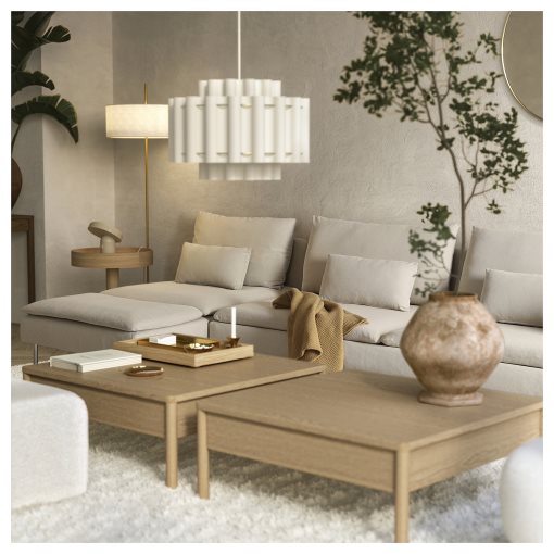 SÖDERHAMN, 4-seat sofa-bed with chaise longue and open end, 096.162.68