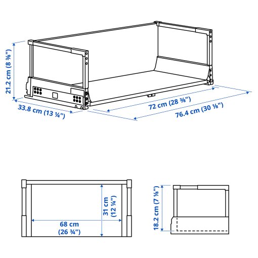 MAXIMERA, drawer, high, 102.850.26